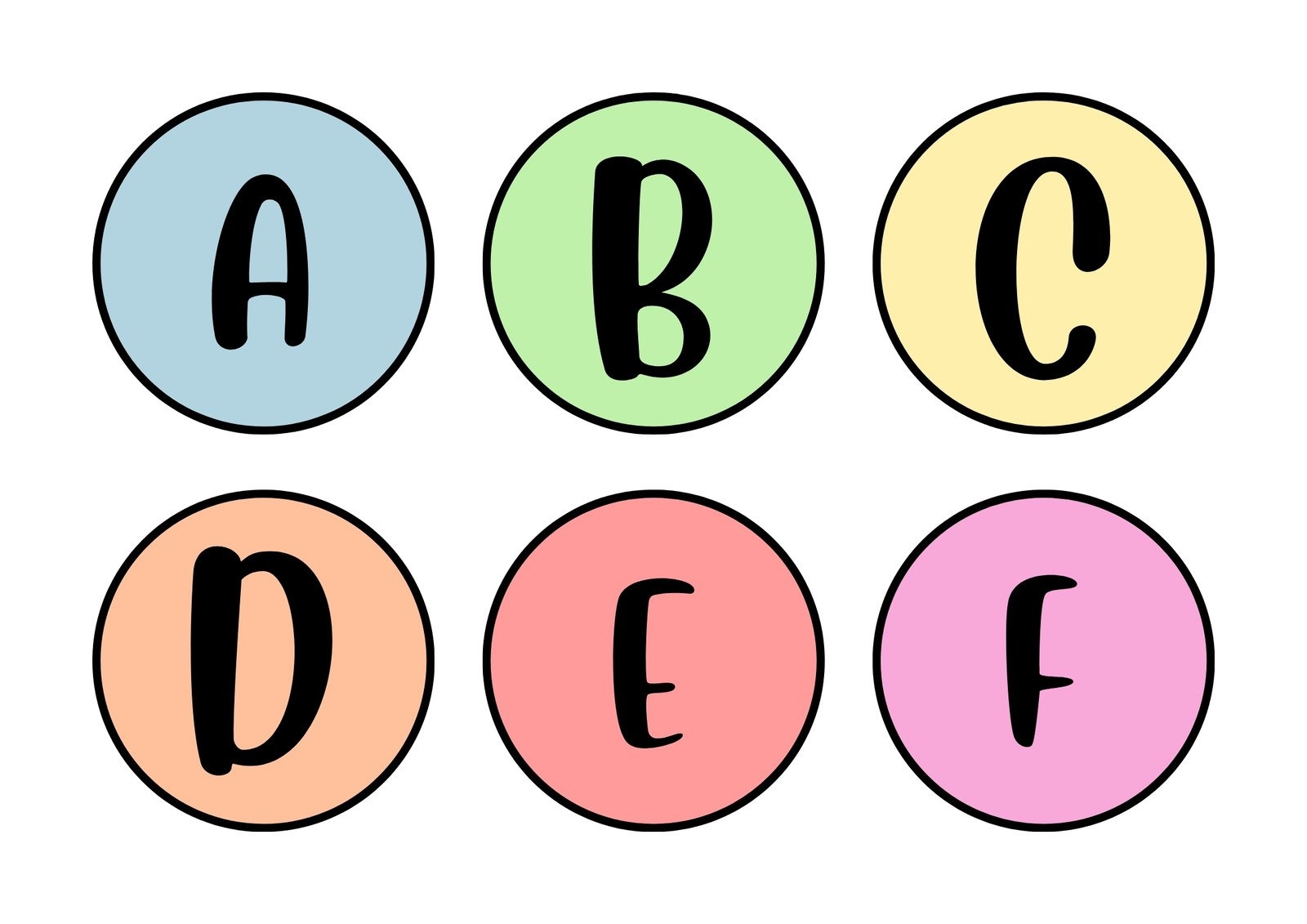 free printable alphabets letters