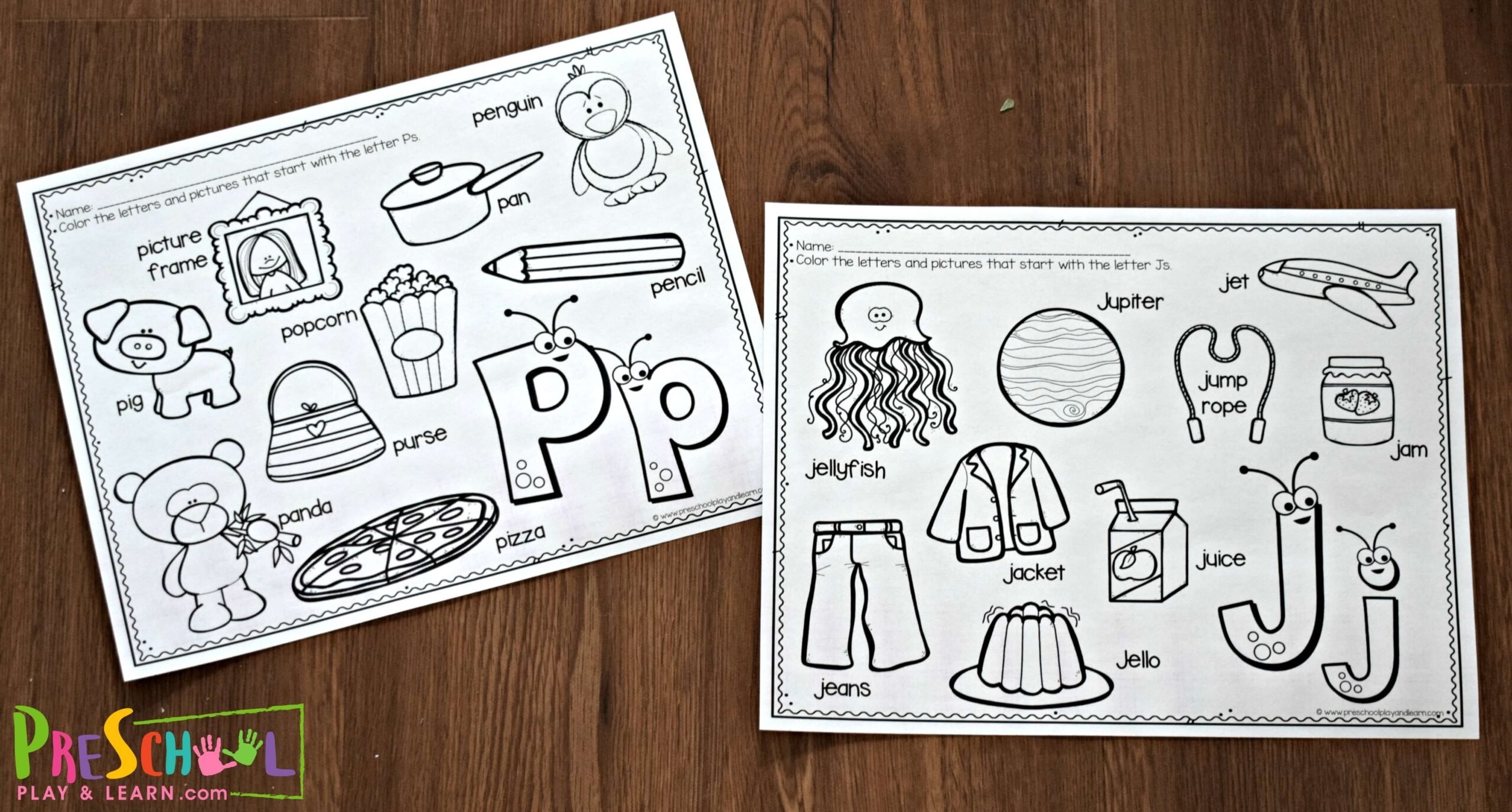 free printable alphabet coloring pages