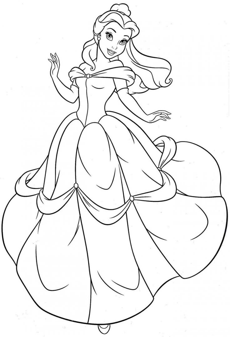 printable coloring pages disney princess