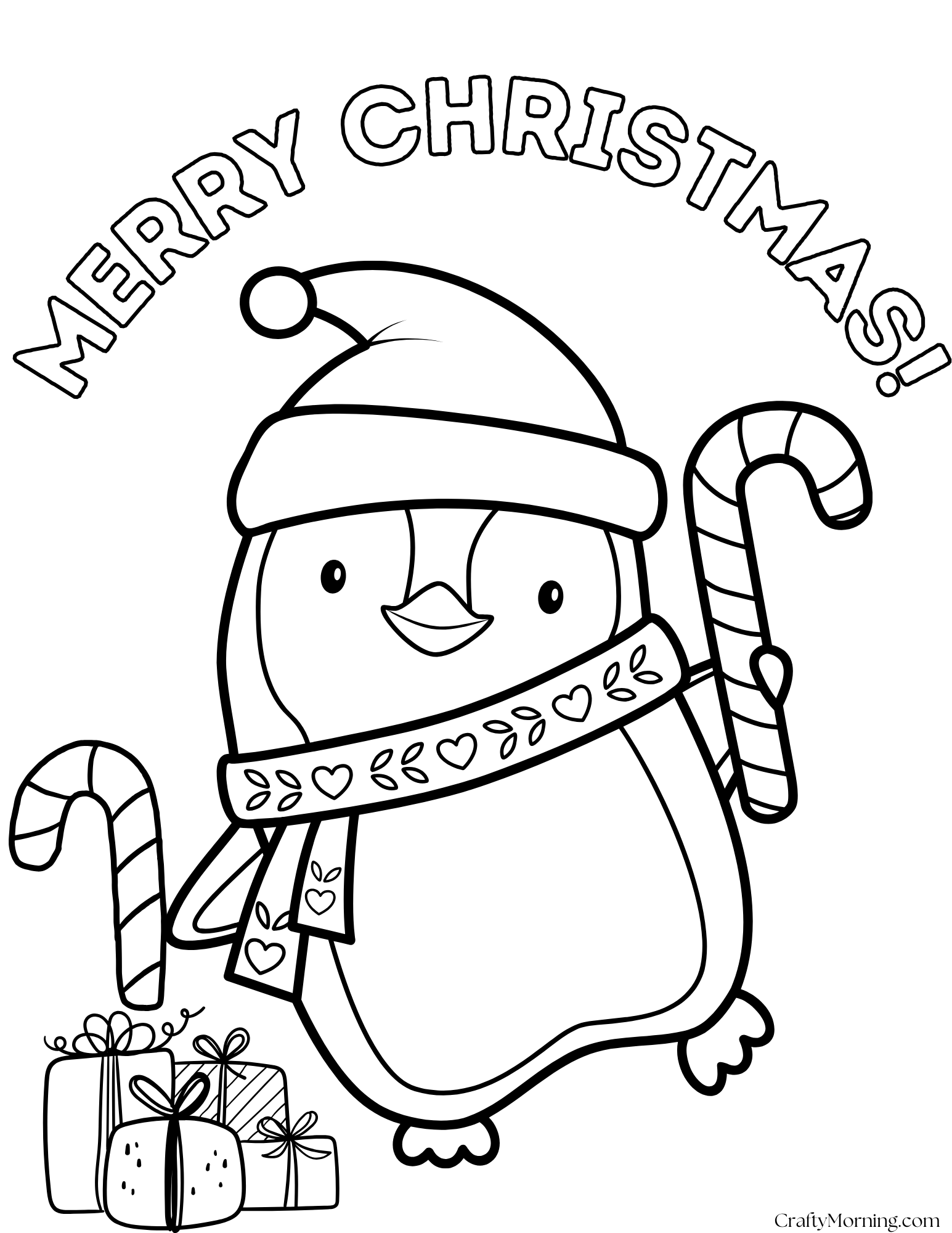Free Printable Christmas Coloring Sheet