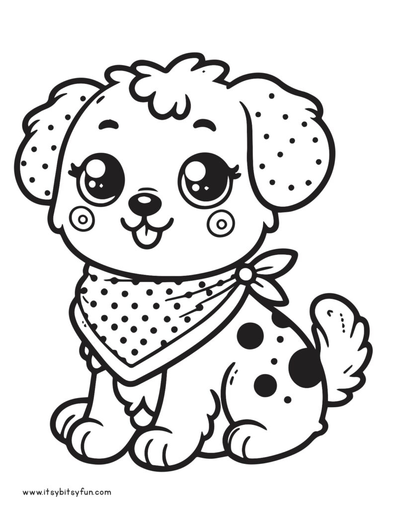 printable dog coloring pages