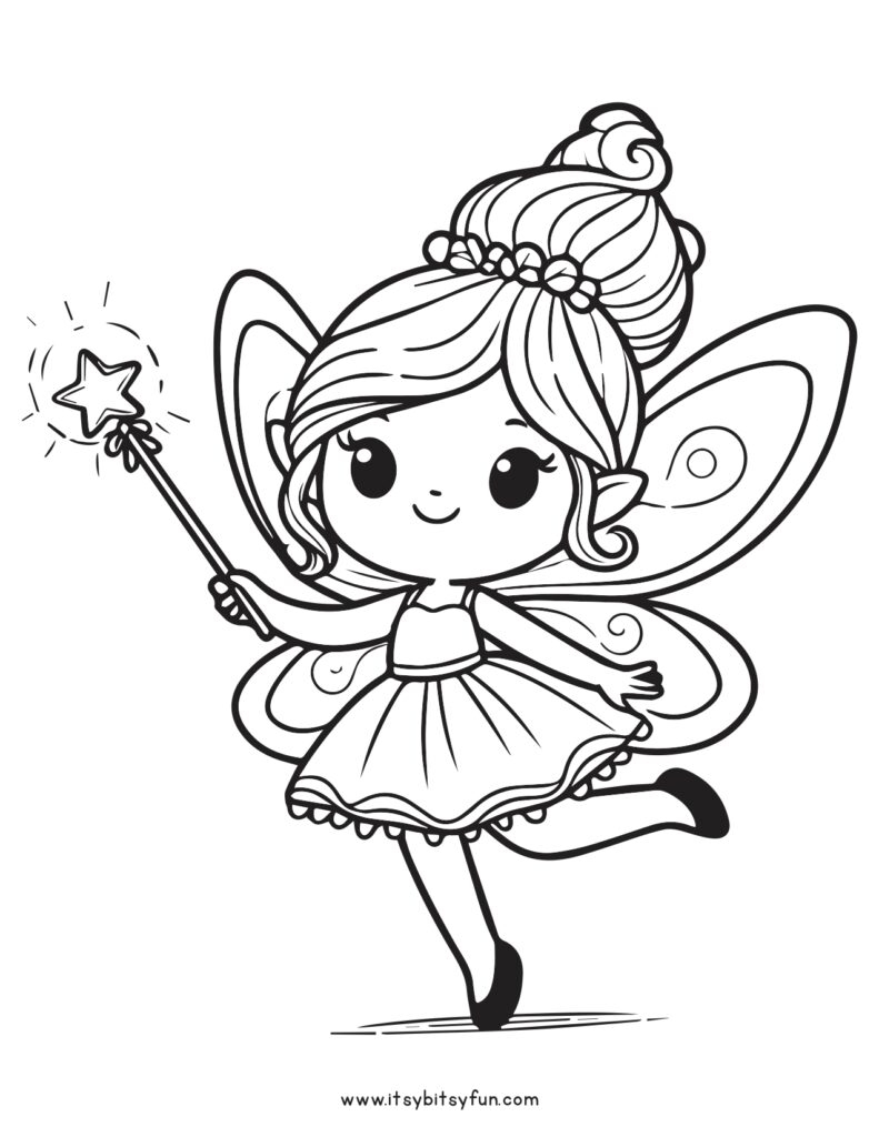 Fairy Printables Coloring Pages