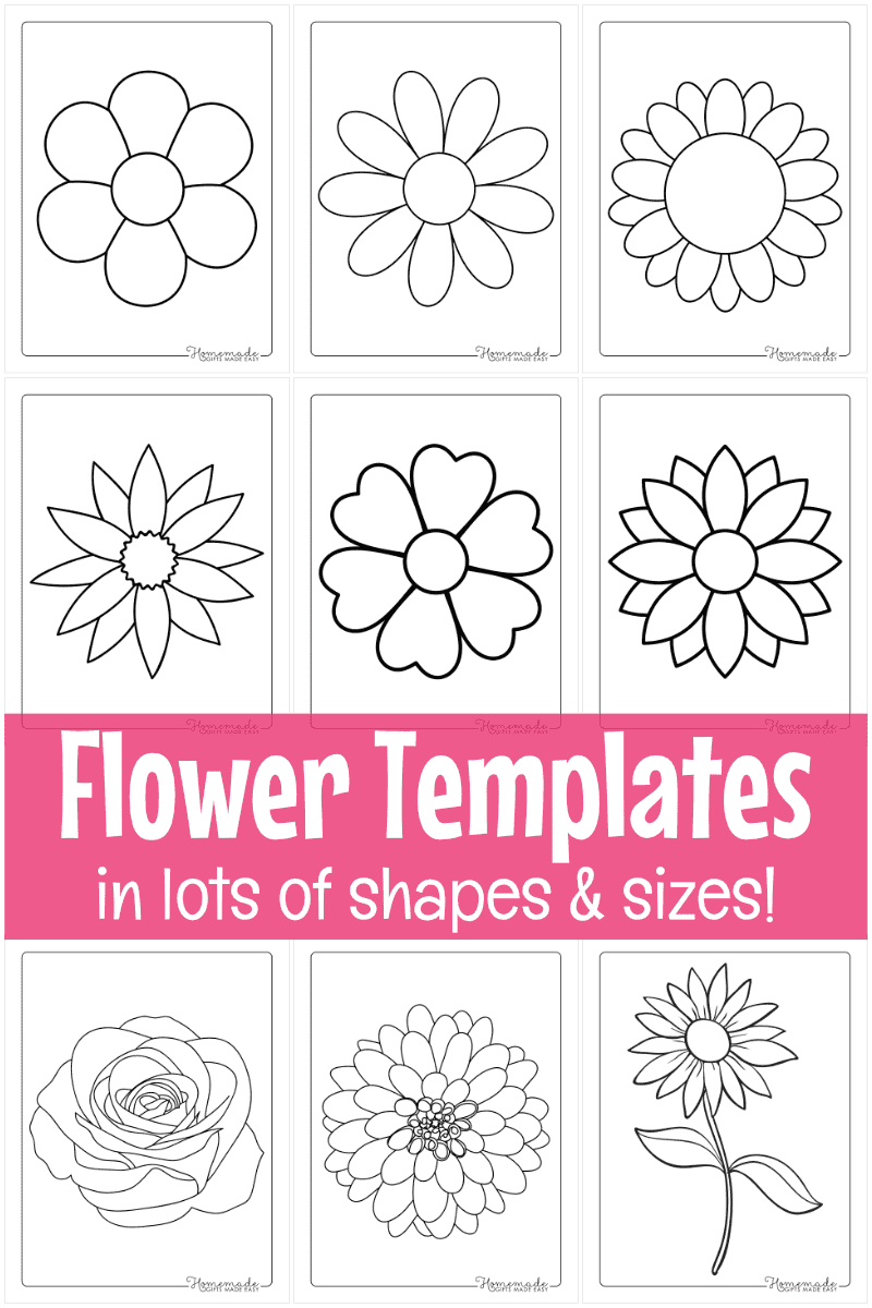 Free Printable Flower Patterns For Crafts