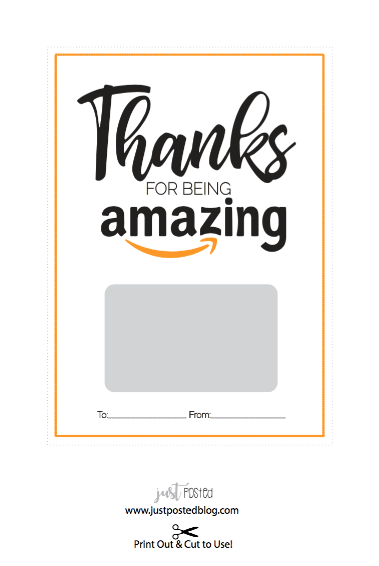 Free Printable For An Amazon Gift Card Just Posted