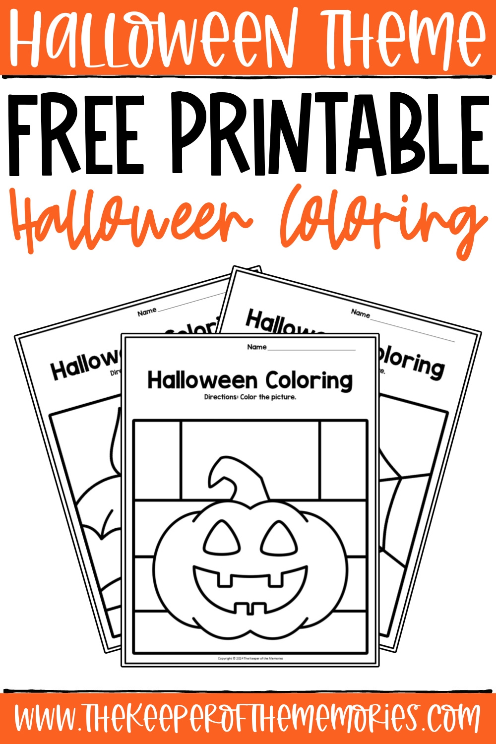 free printable halloween coloring book