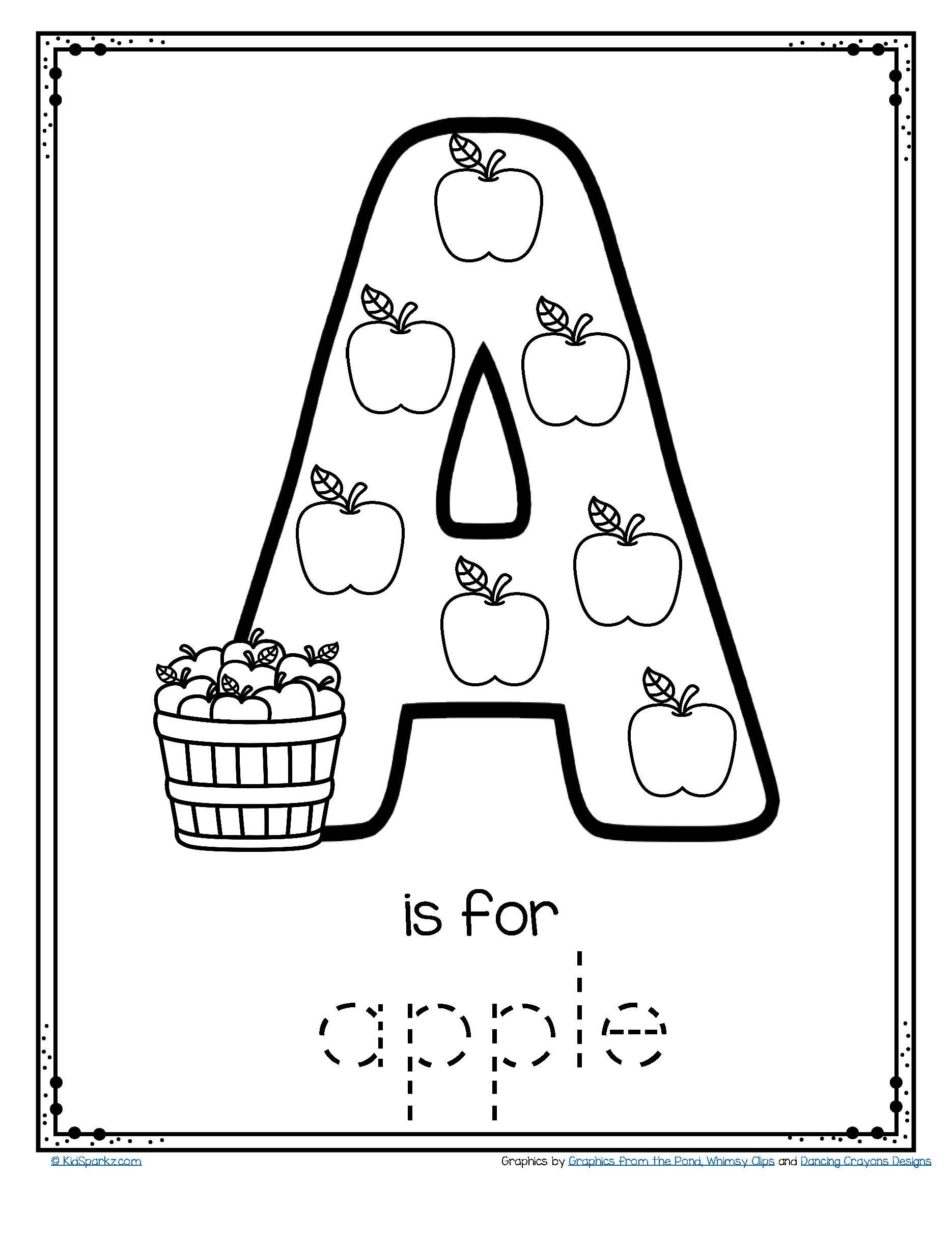 FREE Printable Letter A Worksheets For Kindergarten Worksheets Library