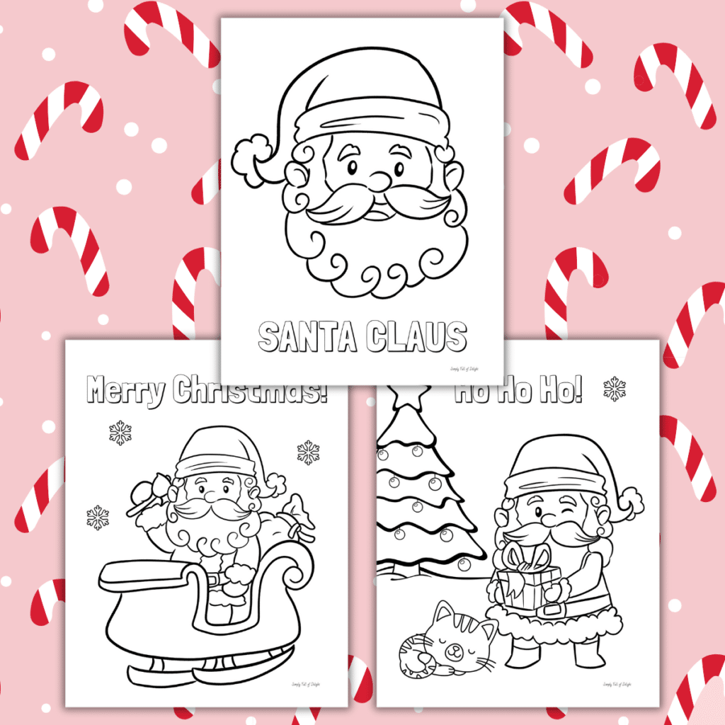 christmas free printable coloring pages
