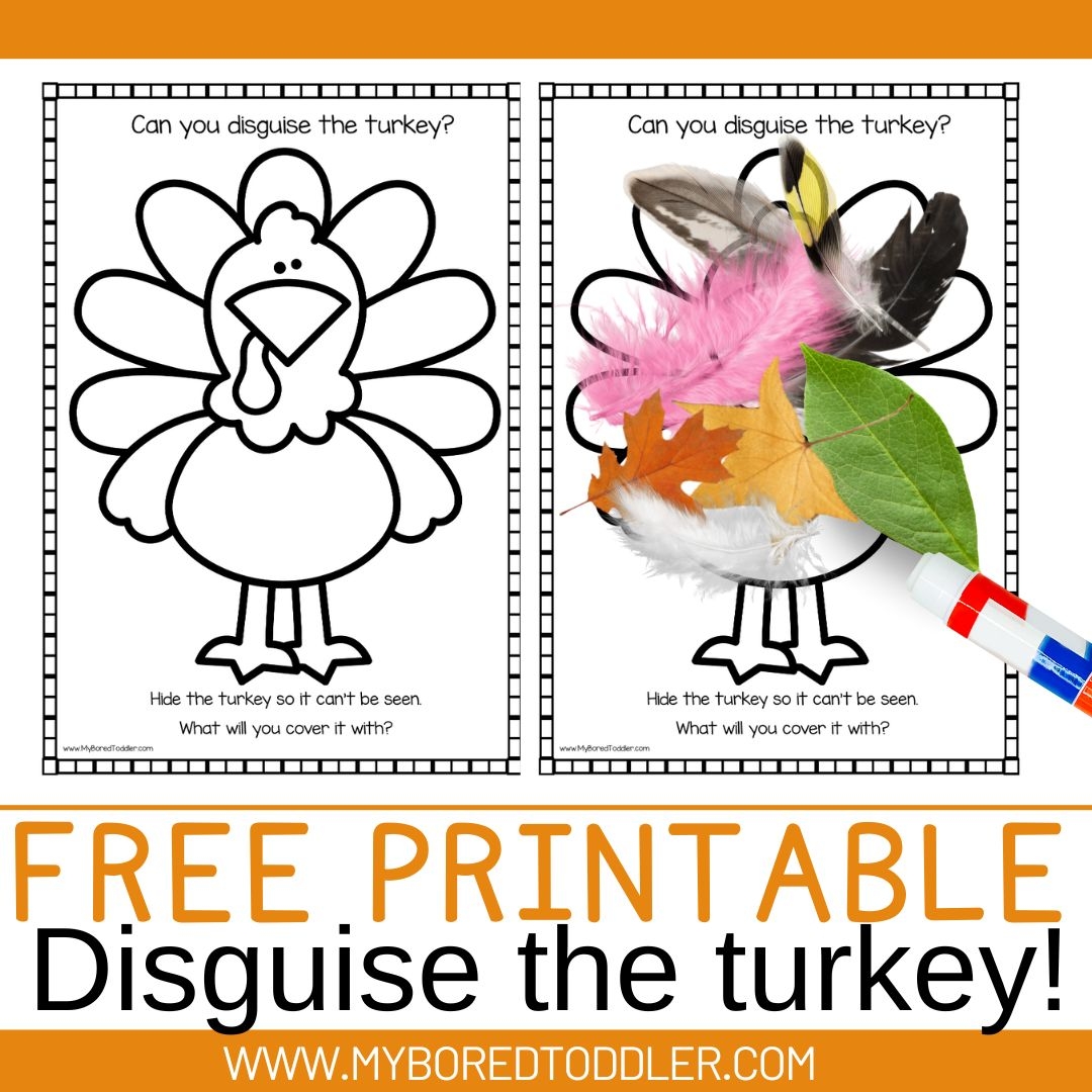disguise a turkey free printable