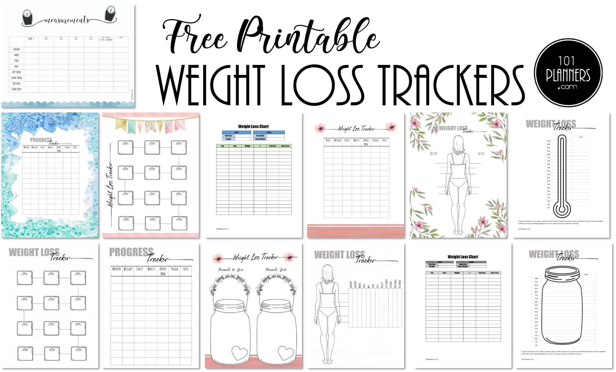 Weight Loss Tracker Printable