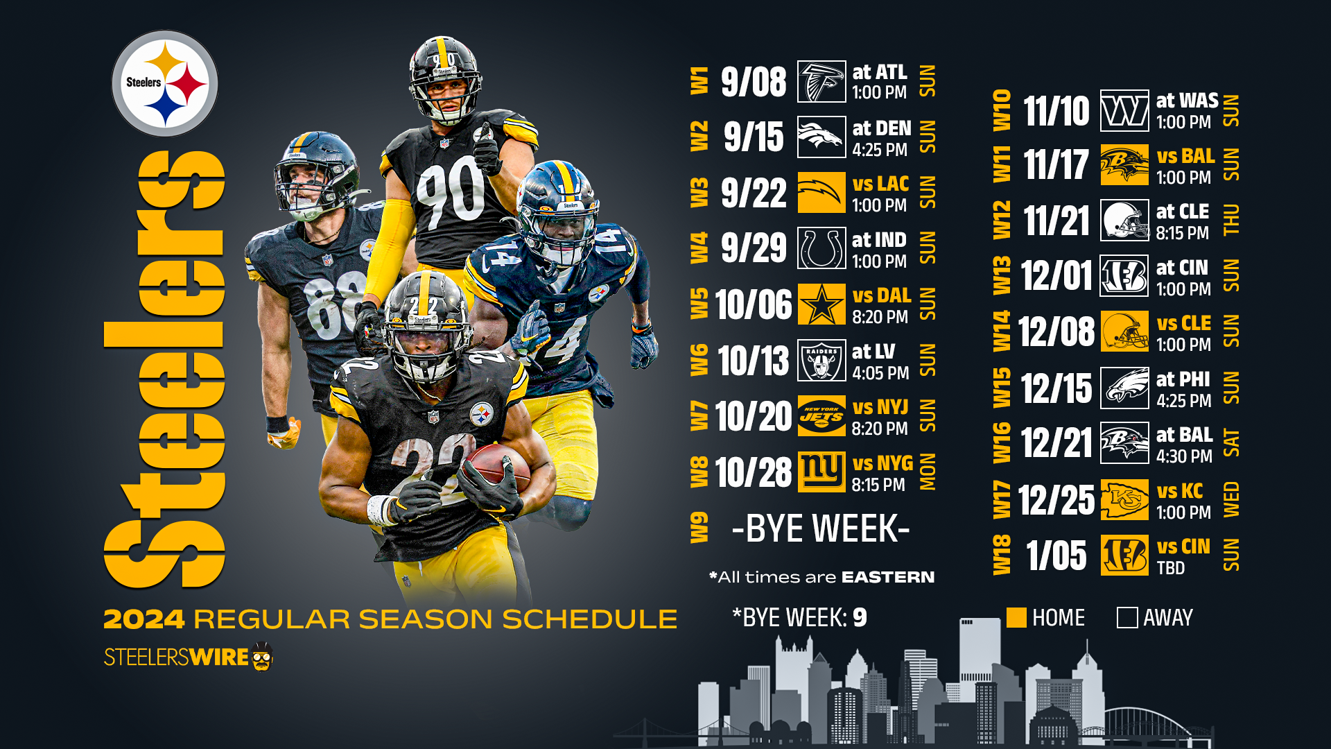 Steelers 2024 Schedule Printable
