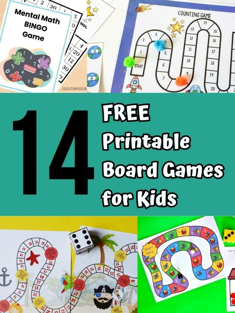 printable games for kids