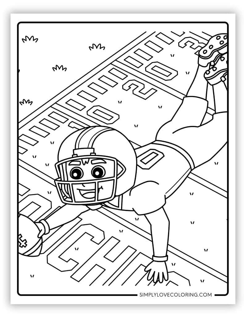 football coloring pages printable