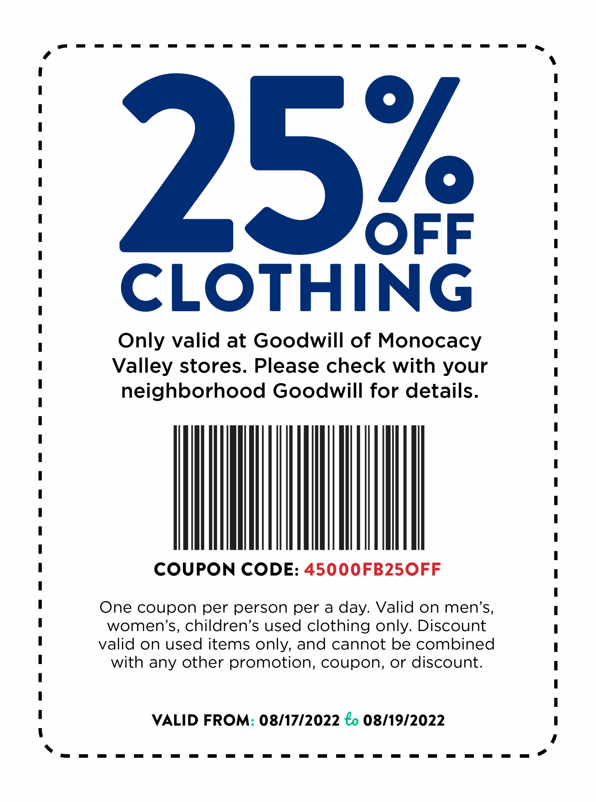 Goodwill Coupons Printable Printable