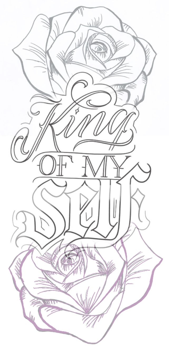 King Of My Soul Rose Tattoo