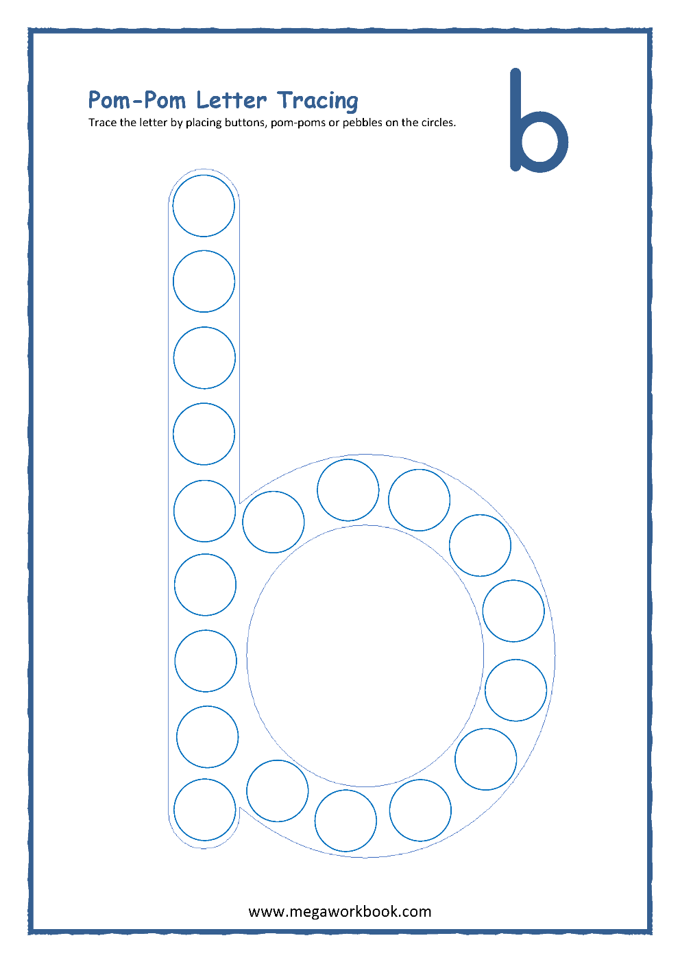 letter b preschool worksheets