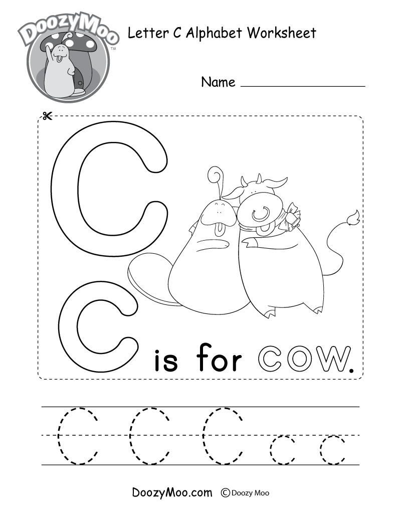 Letter C Preschool Worksheets