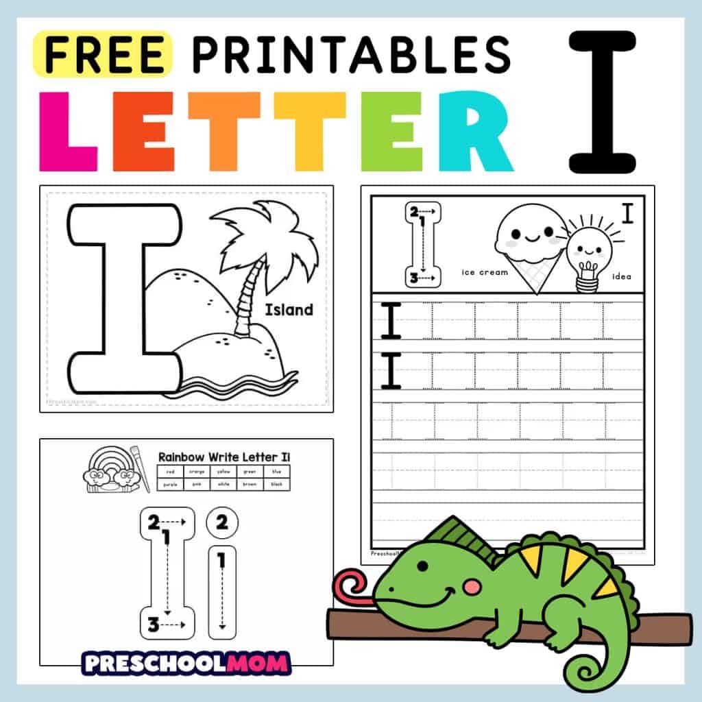 Letter I Worksheets For Preschool