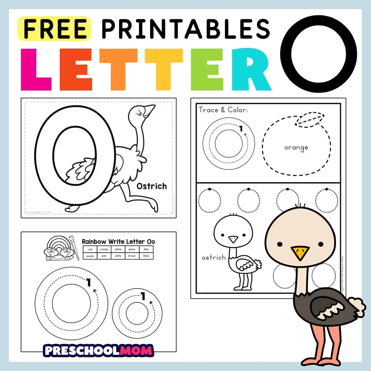 Letter O Worksheets For Preschool