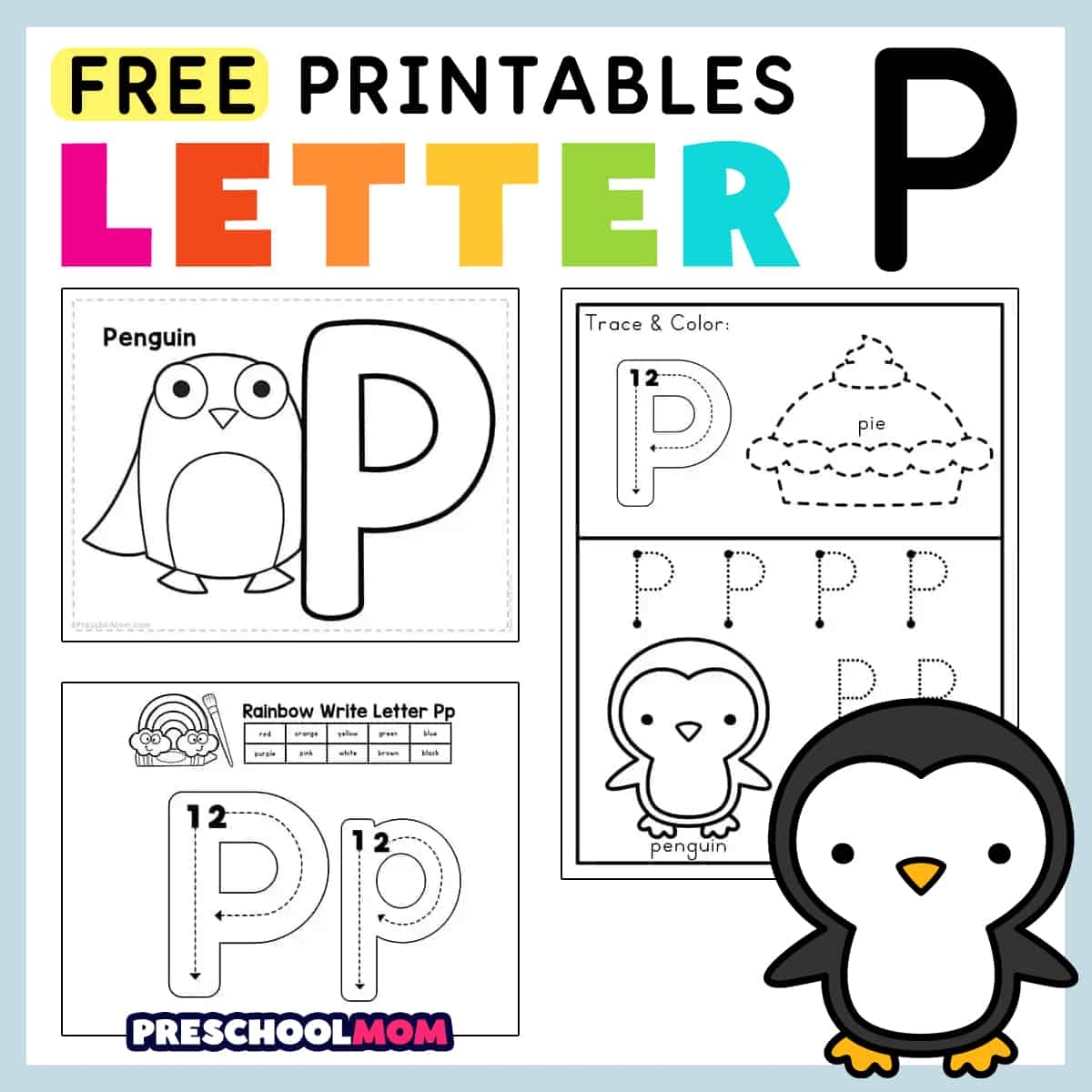 Letter P Worksheets For Preschool