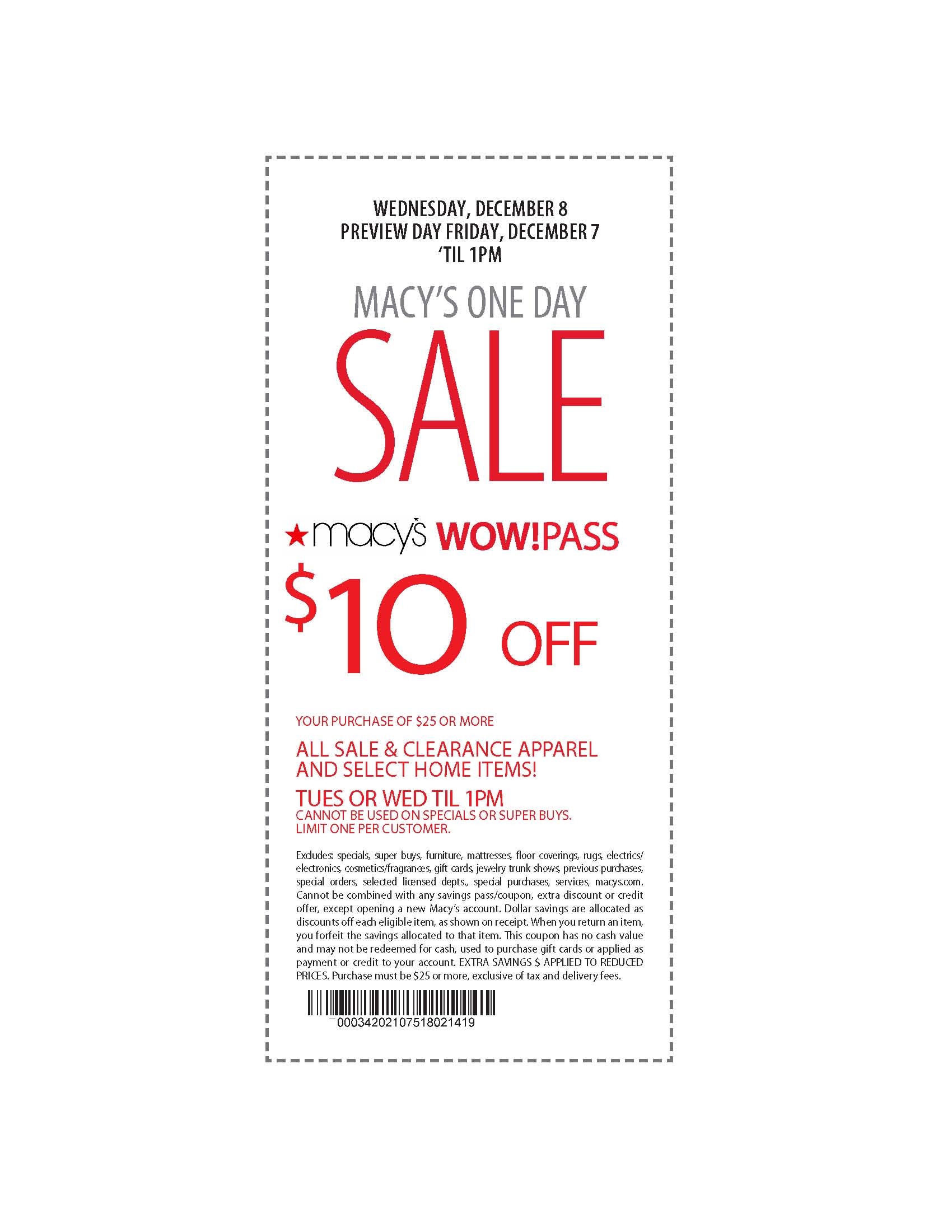 Macy s 10 Off Coupon Savvy Stacy