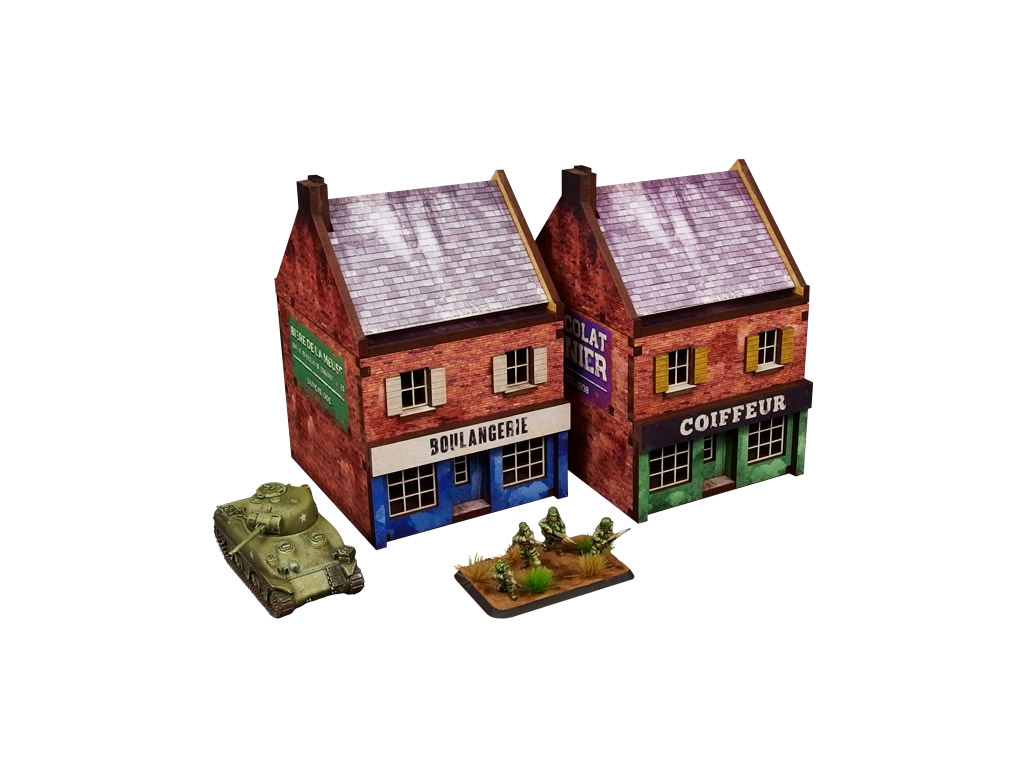 Micro Art Studio WW2 Geb ude 15mm Br ckenkopf Online Das Tabletop Hobby Portal