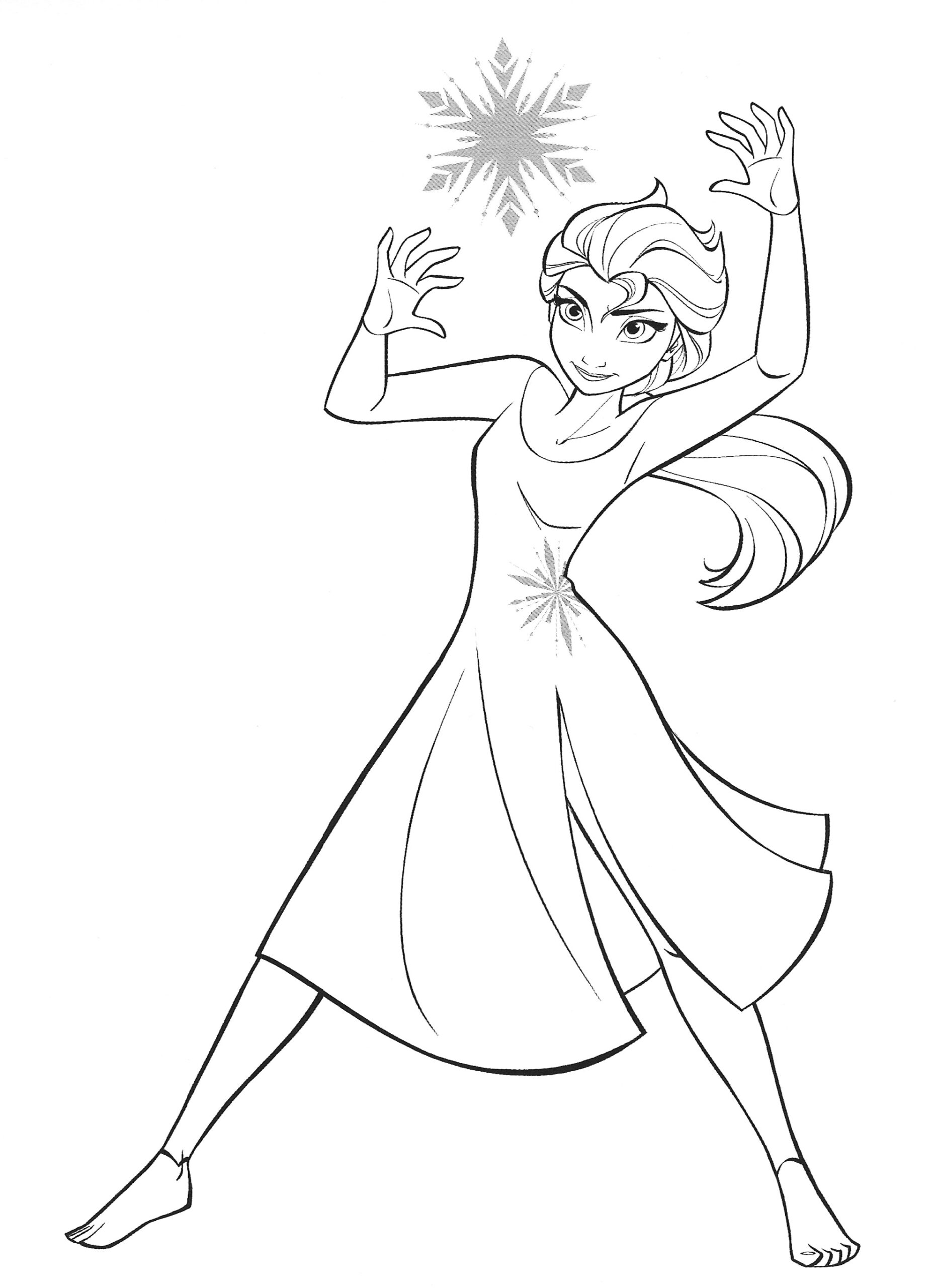 free disney frozen coloring pages