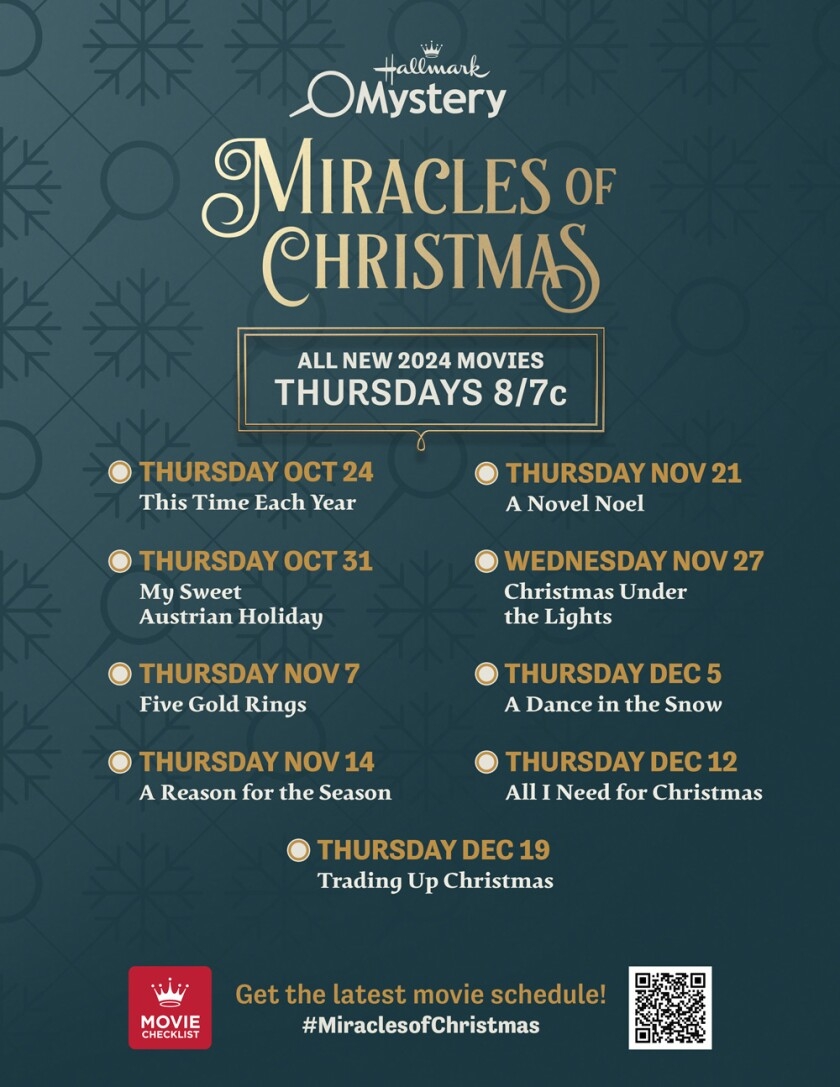 hallmark christmas movies 2024 schedule printable