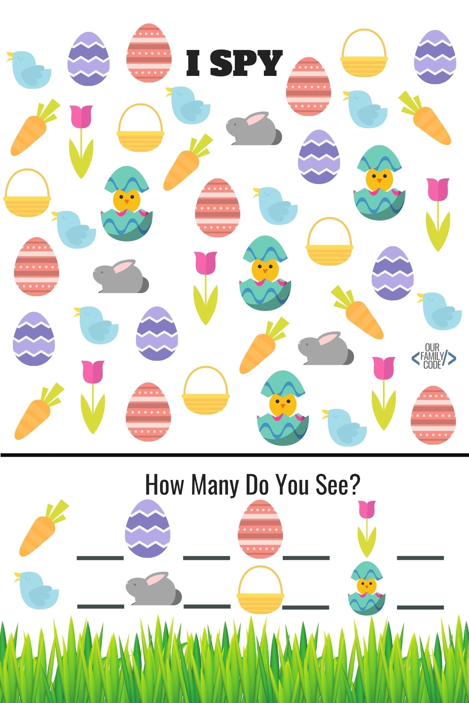 Preschool Easter Worksheets For Kids Our Family Code