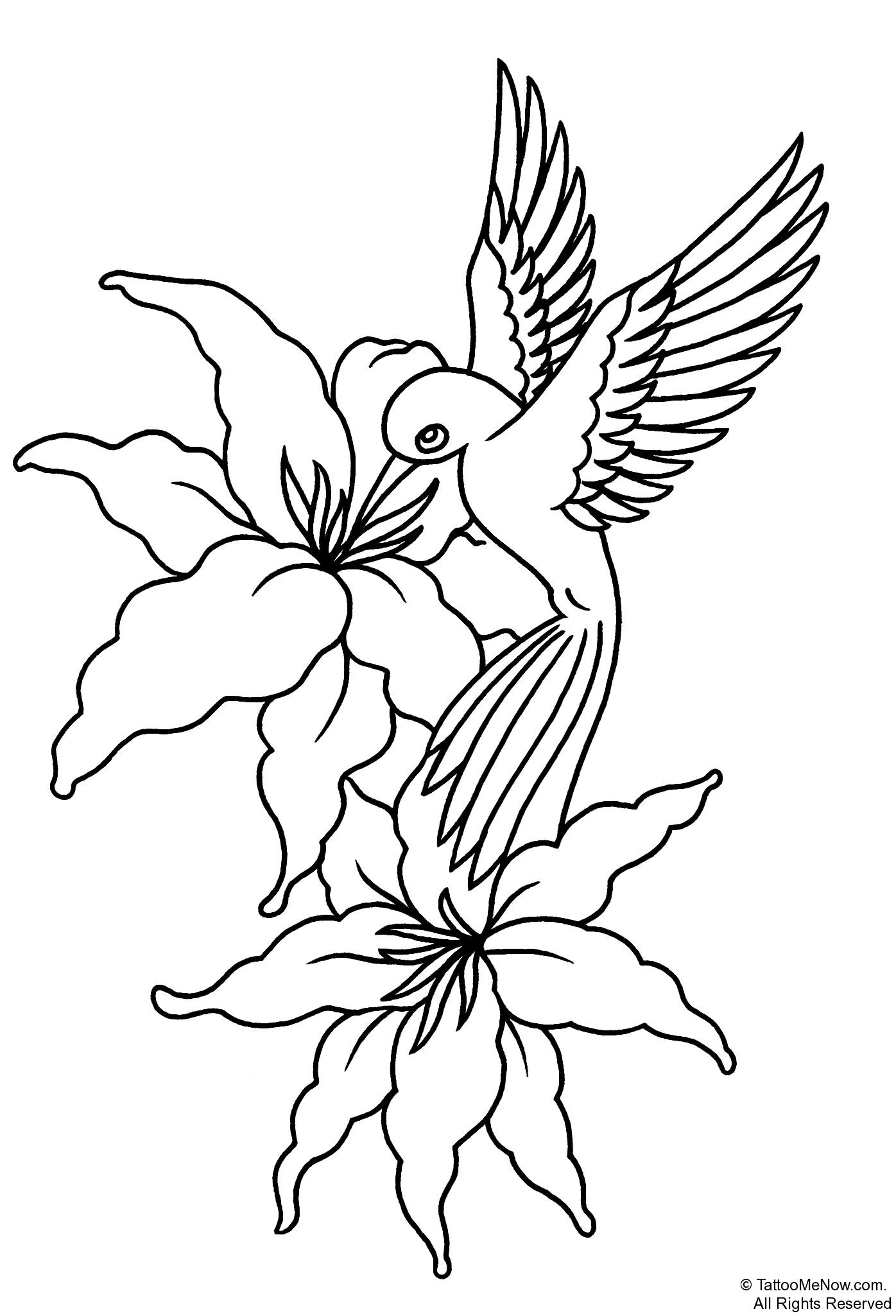 Printable Outline Tattoo Stencil Designs