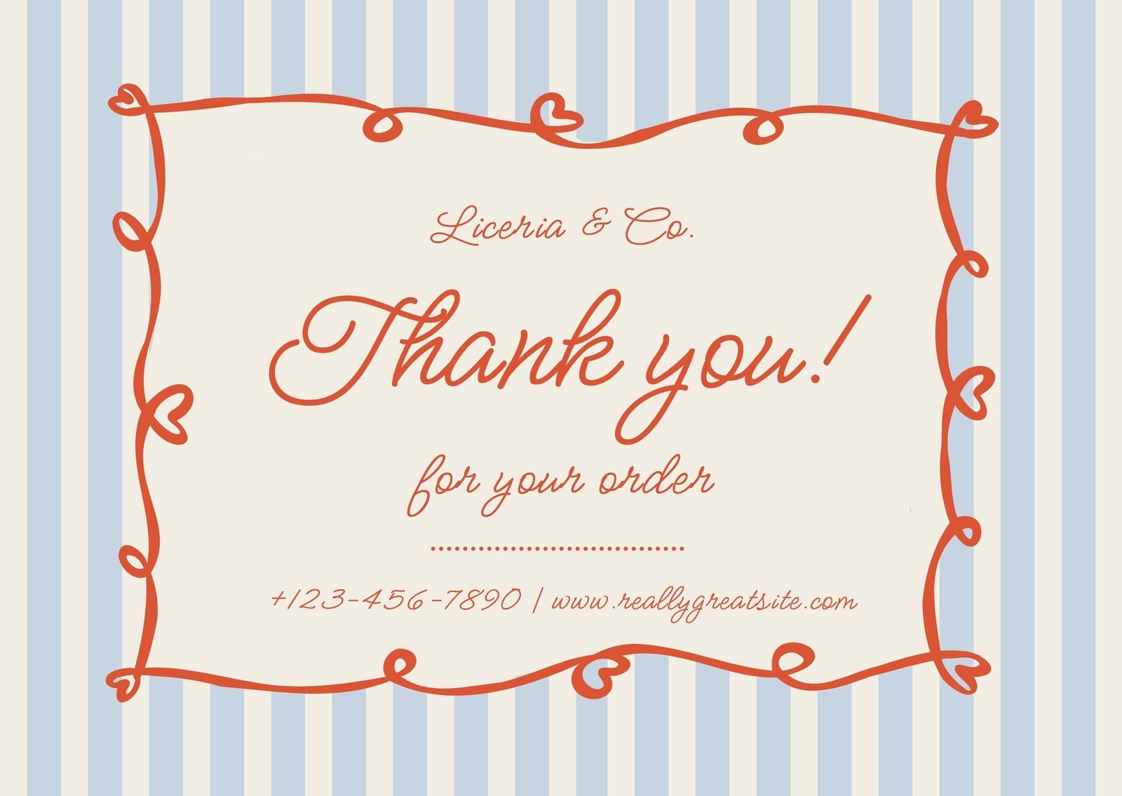 Printable Customizable Thank You Card Templates Canva