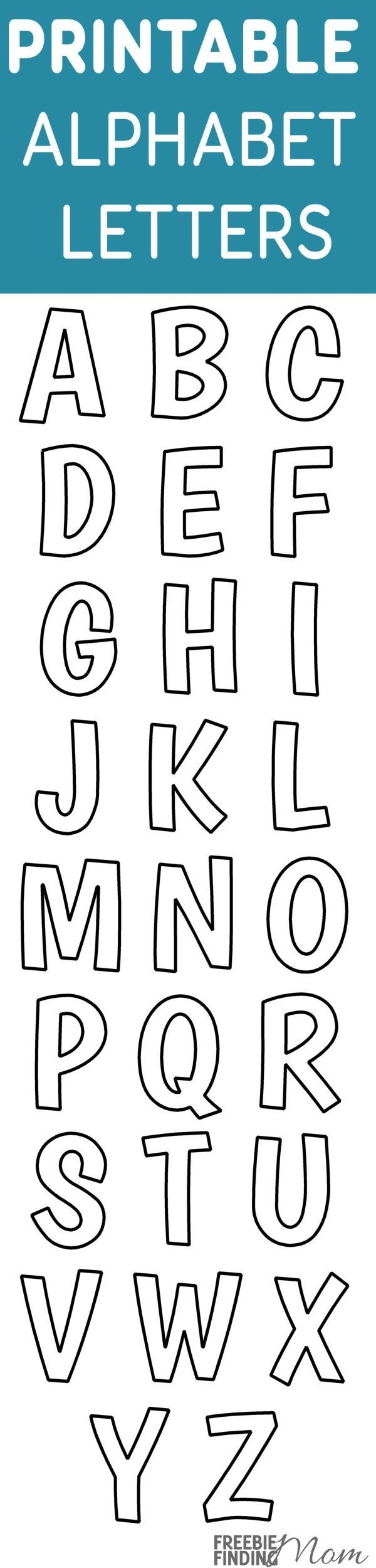 free printable letter stencils