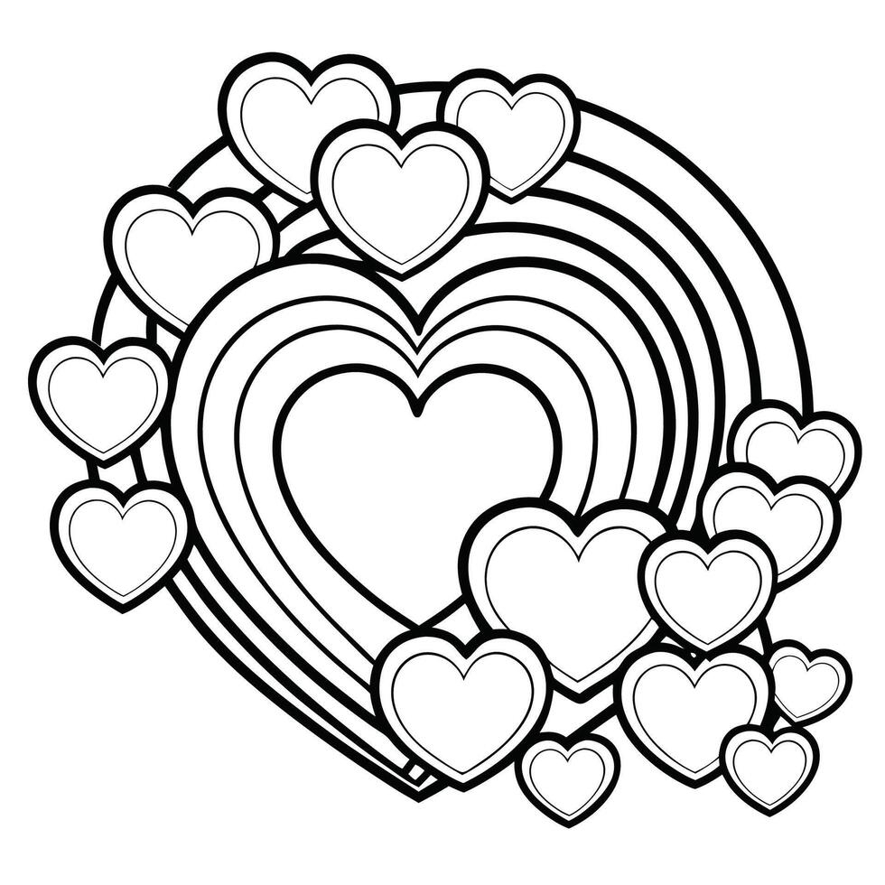 Printable Heart Coloring Pages