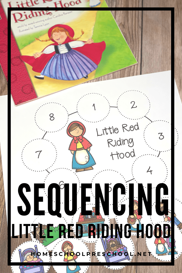 red riding hood printable story