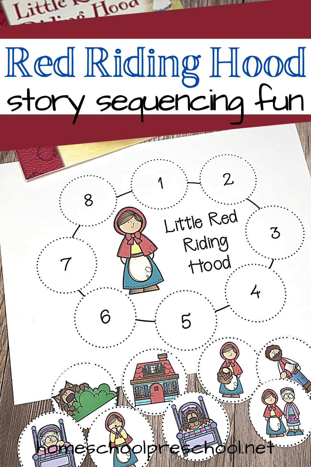 Printable Little Red Riding Hood Sequencing Activity