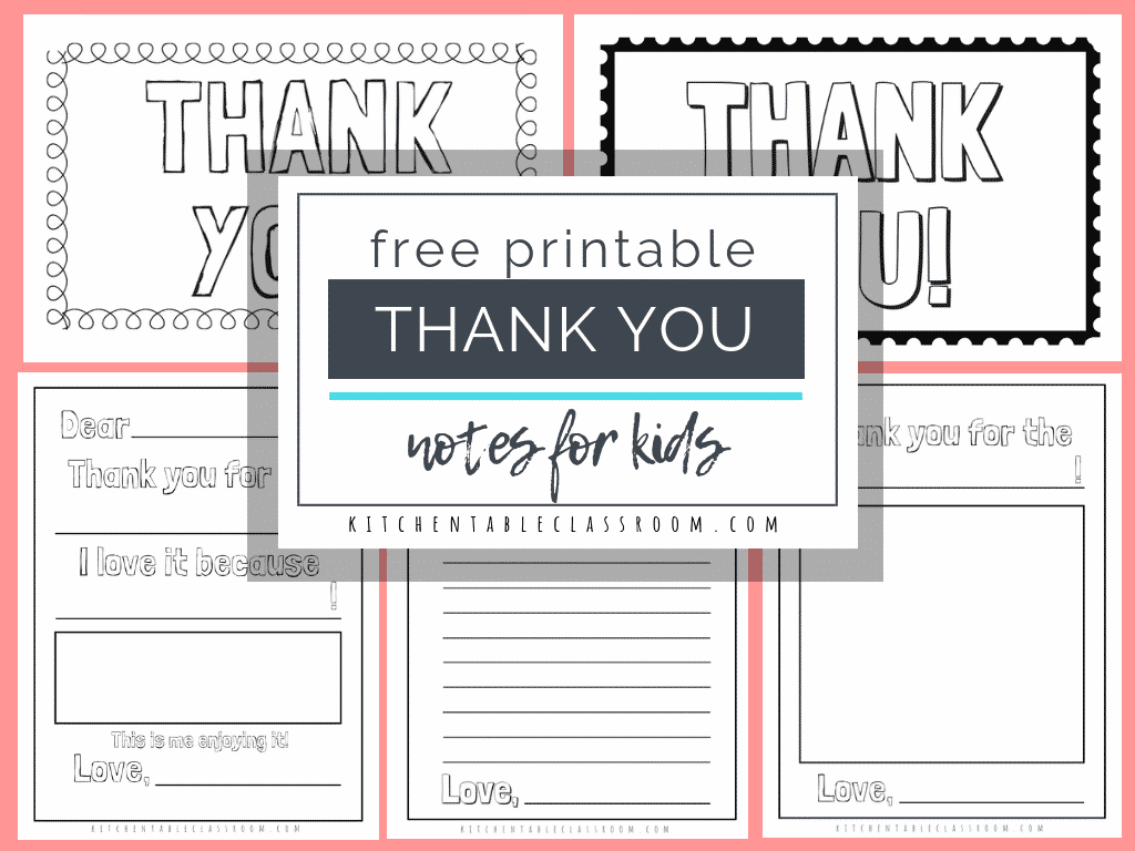 free printable thank you cards