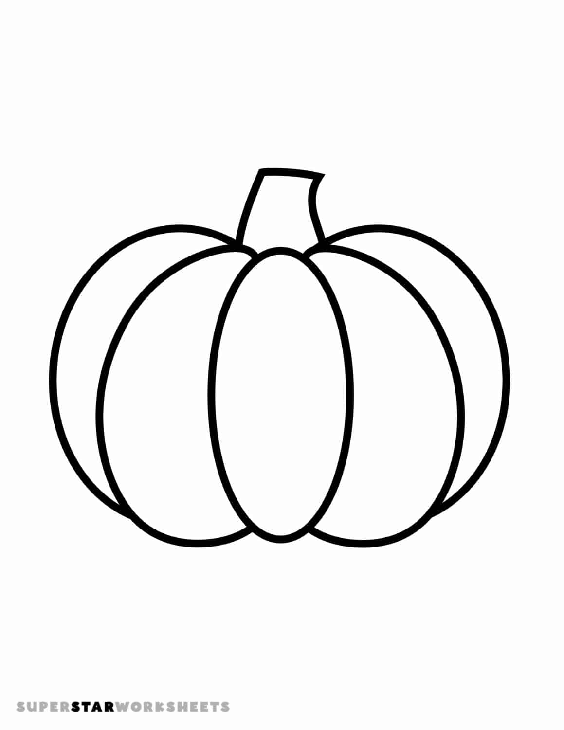 Pumpkin Coloring Sheet Printable