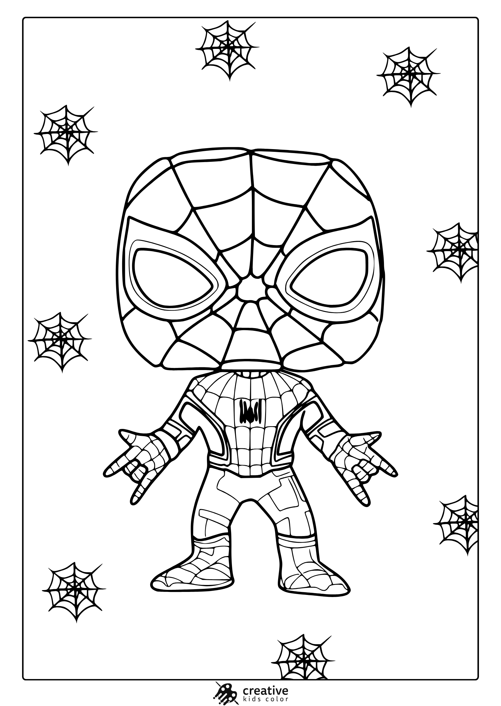 Printable Spiderman Coloring Pages