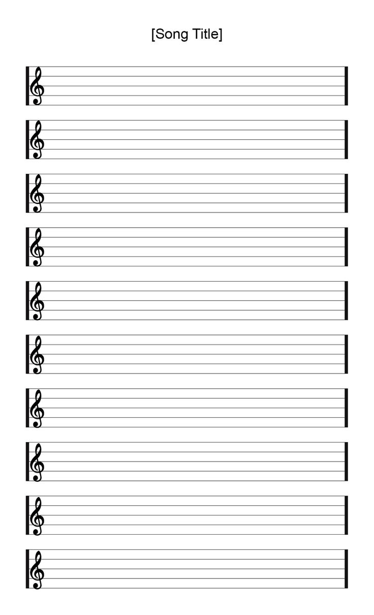printable music staff paper