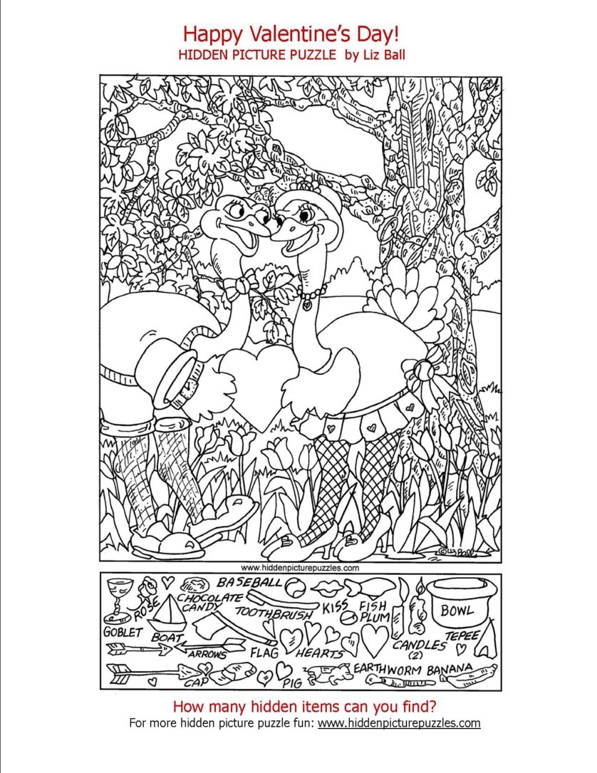 free printable hidden pictures