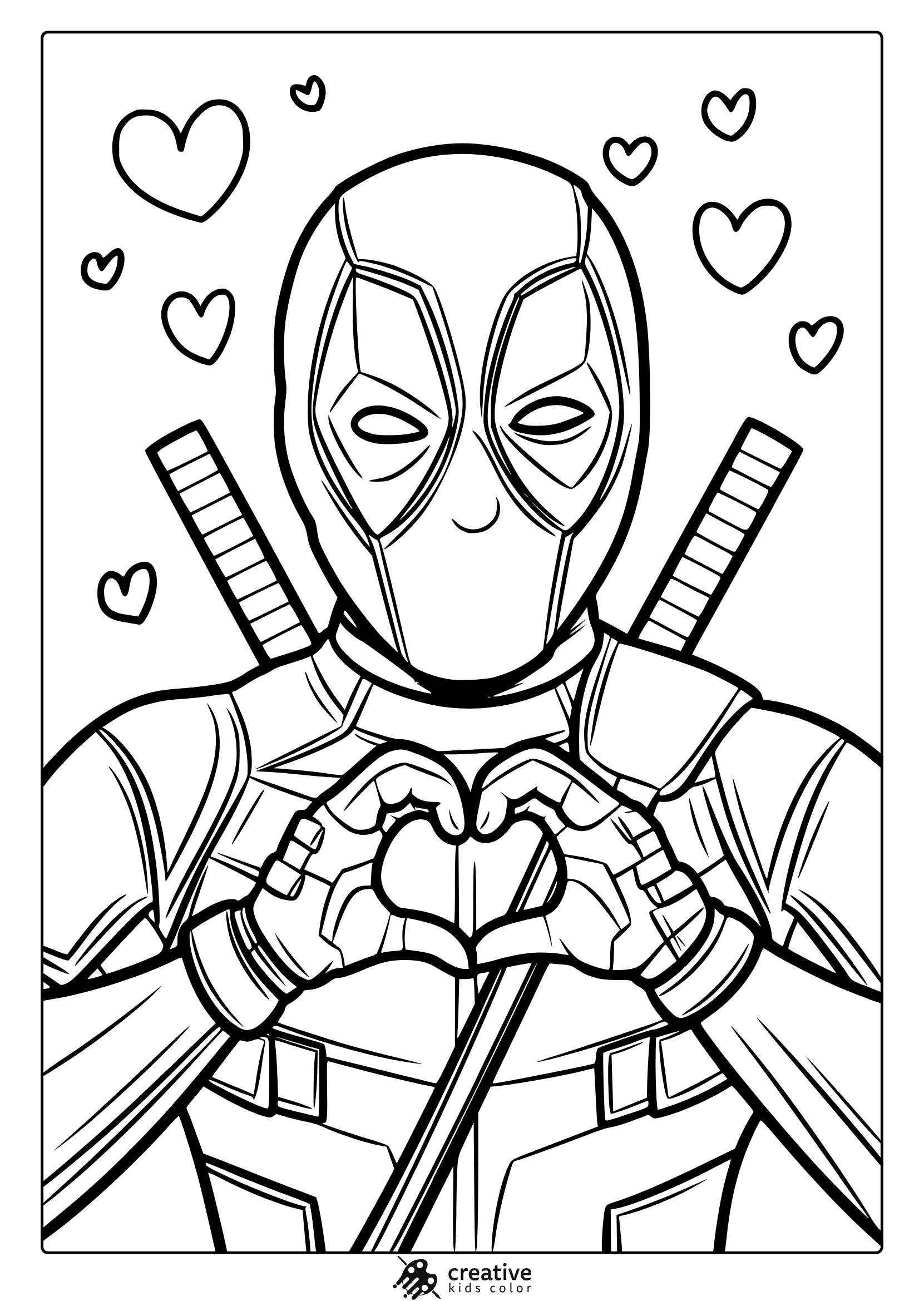 Superhero Printables To Color