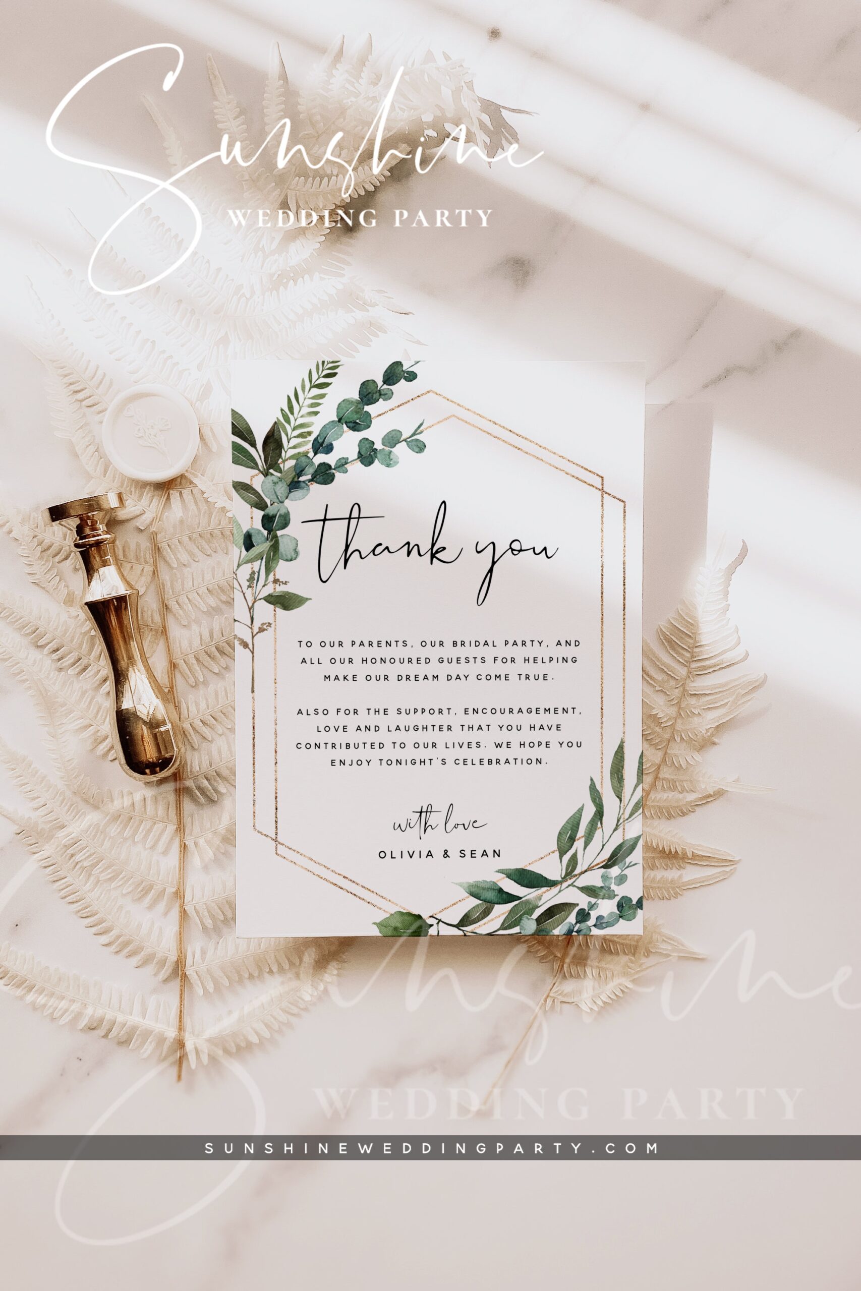 Thank You Cards Template Greenery Wedding Thank You Letter Editable Thank You Notes Printable Wedding Thank You Card Instant Download G5