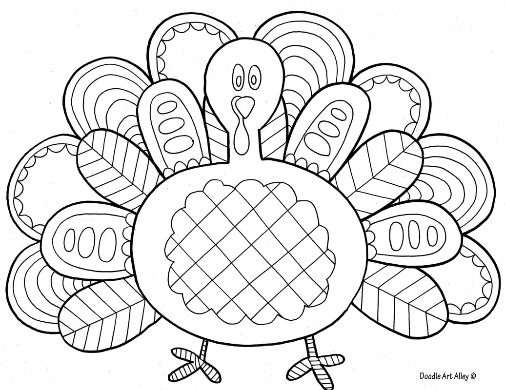 free printable thanksgiving coloring sheets