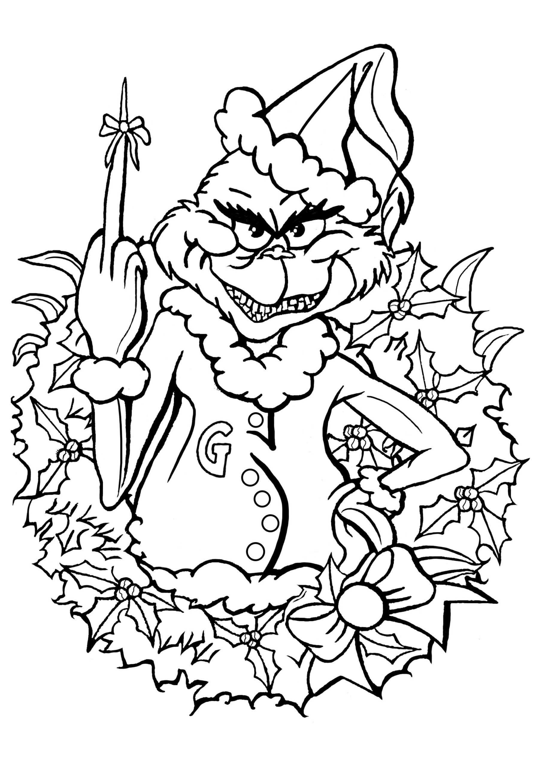Free Printable Christmas Coloring Pages