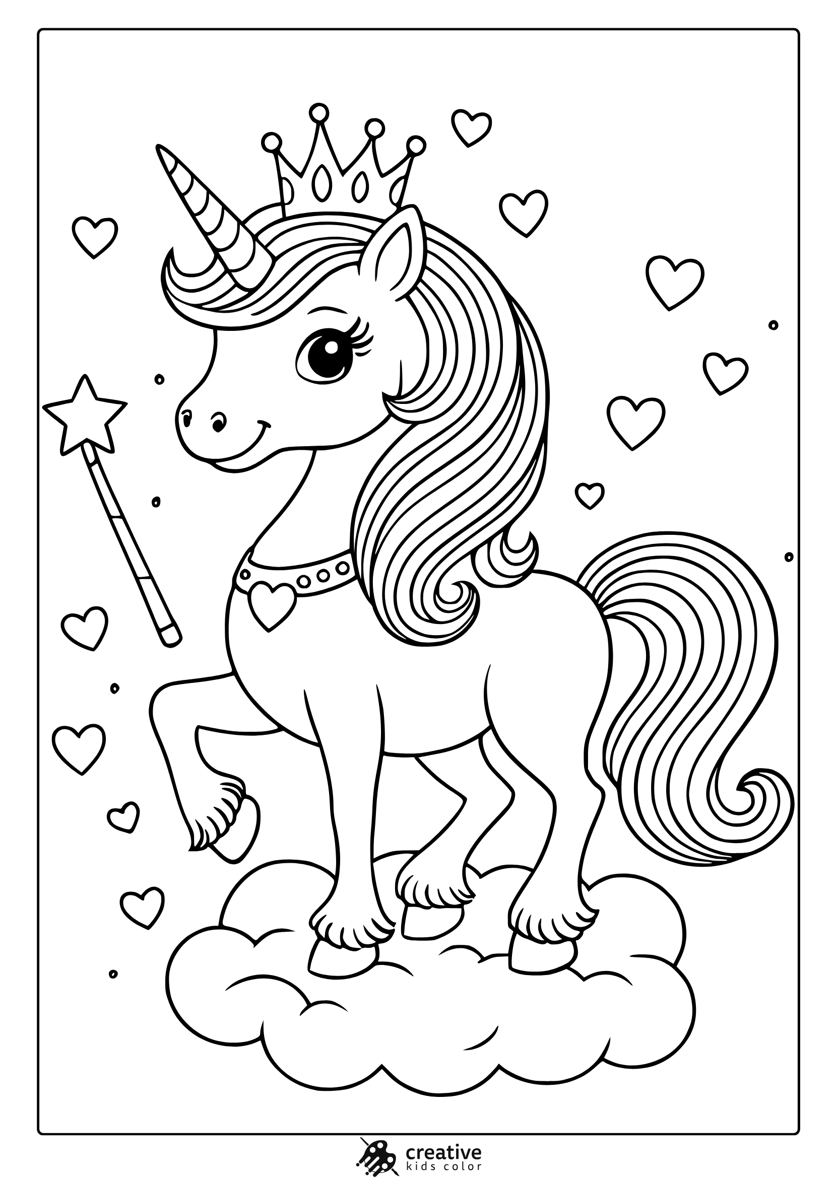 free printable coloring pages of unicorns