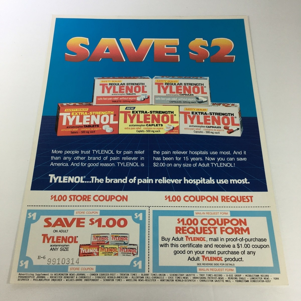 free printable tyenol coupon