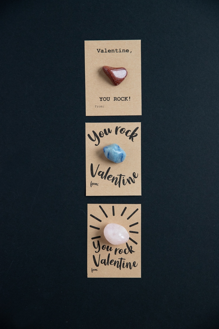 free printable geode valentine cards