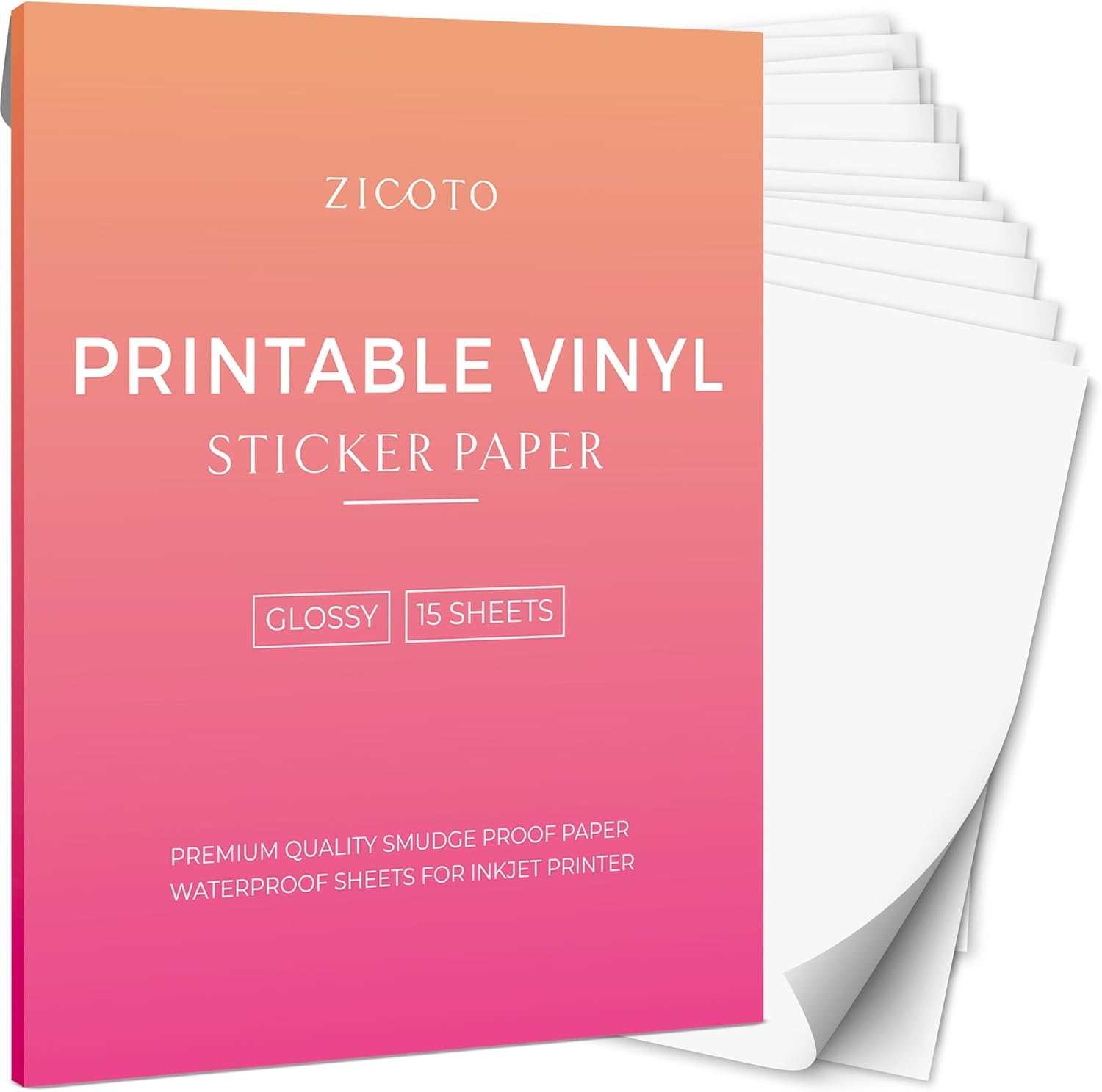 Zicoto Waterproof Printable Vinyl