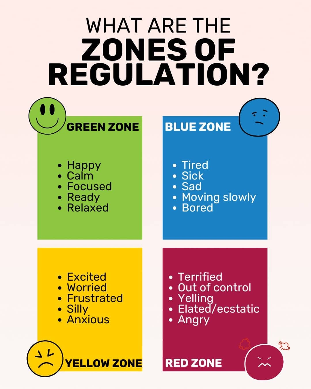 Zones Of Regulation Poster Goally