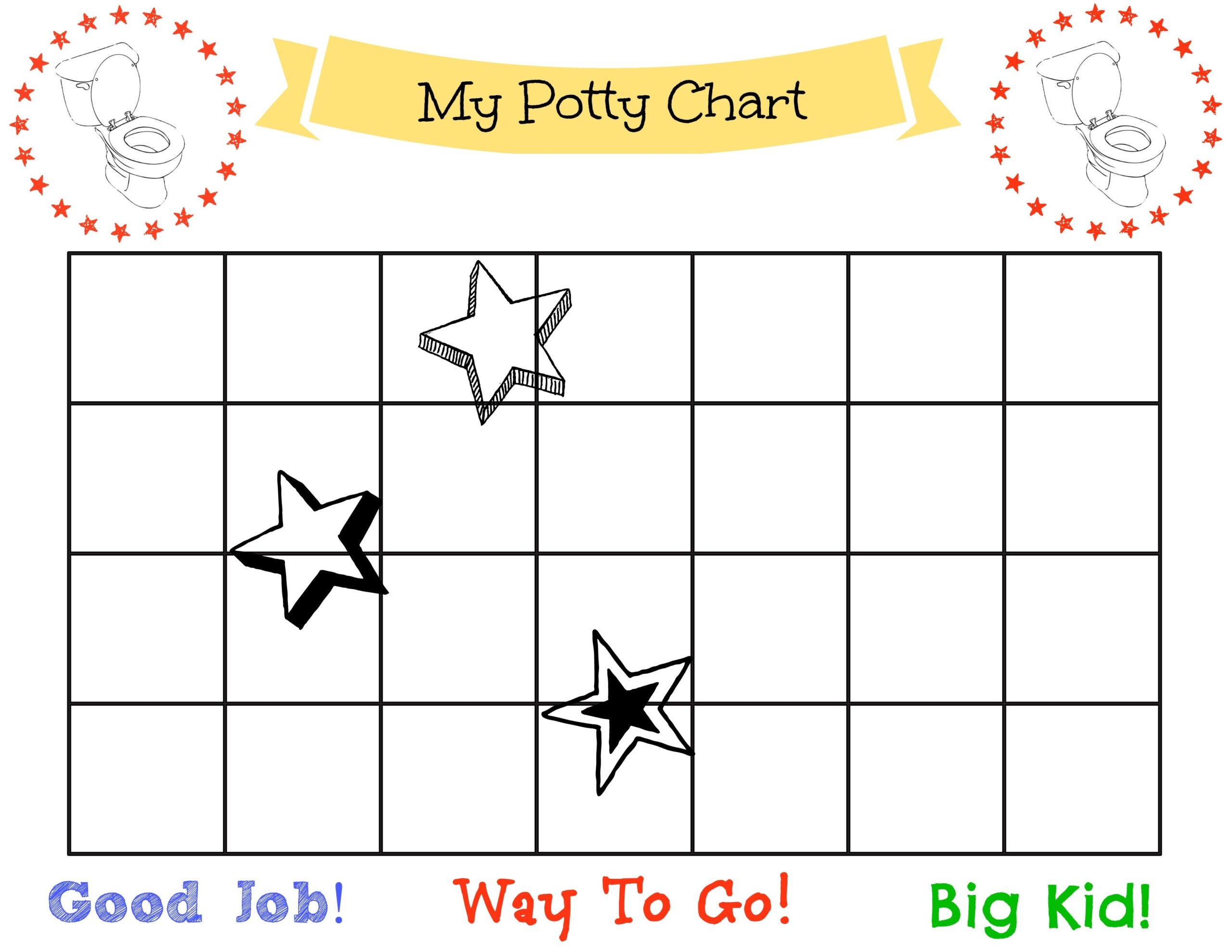 potty chart free printable potty chart free printable