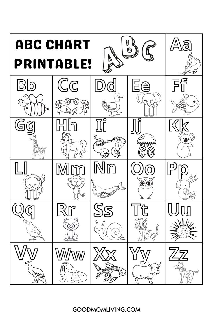 printable abc chart printable abc chart